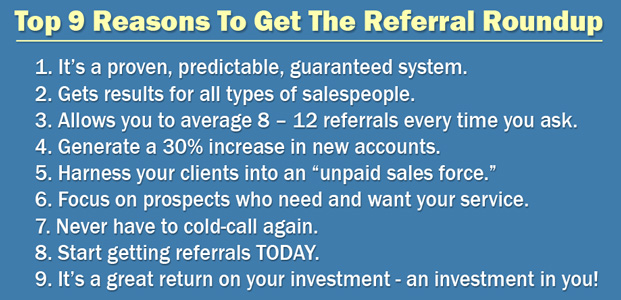 Referral Roundup Reasons